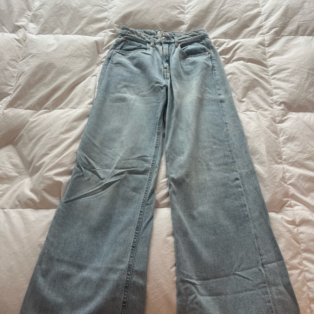 H&M High Rise Flare & Wide Leg Jeans